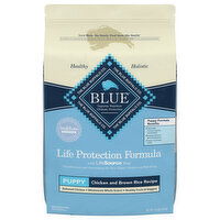 Blue Buffalo Food for Puppies, Natural, Chicken and Brown Rice Recipe, Puppy - 15 Pound 