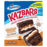 Hostess Bars, Chocolate Caramel, Mini - 8 Each 