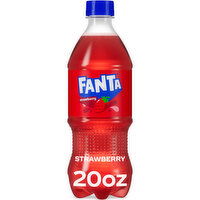 Fanta  Strawberry Soda Fruit Flavored Soft Drink - 20 Fluid ounce 