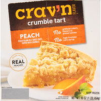 Crav'n Flavor Crumble Tart, Peach - 16 Ounce 