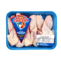 Smart Chicken Natural Raised Chicken Party Wings - 1.09 Pound 