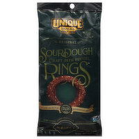 Unique Snacks Pretzels, Rings, Original, Soudough Craft Beer - 11 Ounce 