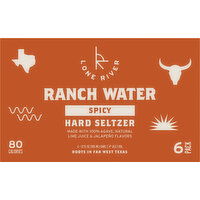 Ranch Water Hard Seltzer, Spicy, 6 Pack - 6 Each