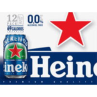 Heineken Beer, Alcohol Free, 12 Pack - 12 Each 