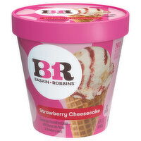 Baskin Robbins Ice Cream, Strawberry Cheesecake - 14 Fluid ounce 