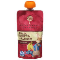 Pumpkin Tree Fruit Puree, Organic, Banana, Raspberry & Blueberry