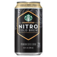 Starbucks Coffee Drink, Premium, Vanilla Sweet Cream, Nitro Cold Brew