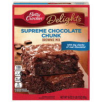 Betty Crocker Brownie Mix, Supreme Chocolate Chunk - 18 Ounce 