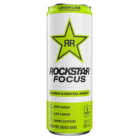 Rockstar Energy Drink, Lemon Lime, Sugar Free