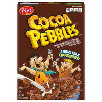 Cocoa Pebbles Cereal, Chocolate Flavored - 11 Ounce 