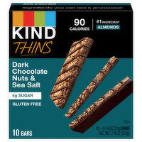 Kind Bars, Dark Chocolate Nuts & Sea Salt, Thins