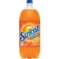 Sunkist Soda, Orange - 2.1 Quart 