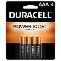 Duracell Batteries, Alkaline, AAA, 1.5 V - 4 Each 