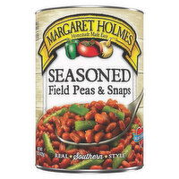 Margaret Holmes Field Peas & Snaps, Seasoned - 15 Ounce 