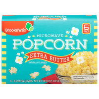 Brookshire's Brookshire's Extra Butter Microwave Popcorn, 6 Each 