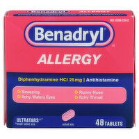 Benadryl Allergy, 25 mg, Tablets