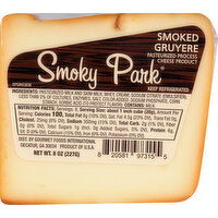 Smoky Park Cheese, Smoked Gruyere - 8 Ounce 