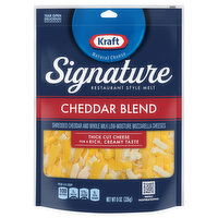 Kraft Cheese, Cheddar Blend, Restaurant Style Melt - 8 Ounce 