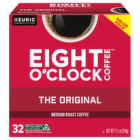 Eight O'Clock Coffee Coffee, Medium Roast, The Original, K-Cup Pods, Value Pack - 32 Each 