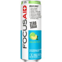 FocusAid Energy Drink, Zero Sugar, Melon Mate - 12 Fluid ounce 