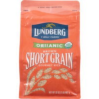 Lundberg Family Farms Rice, Gourmet, Organic, Brown, Short Grain - 32 Ounce 