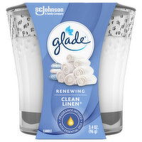 Glade Candle, Clean Linen - 1 Each 