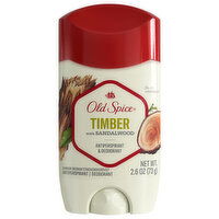 Old Spice Anti-Perspirant & Deodorant, Timber, With Sandalwood - 2.6 Ounce 