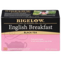 Bigelow Black Tea, English Breakfast, Tea Bags - 20 Each 