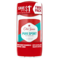 Old Spice Antiperspirant & Deodorant, Pure Sport, High Endurance, Twin Pack - 2 Each 