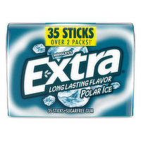 Extra Gum, Sugarfree, Polar Ice - 35 Each 