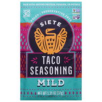 Siete Taco Seasoning, Mild - 1.31 Ounce 