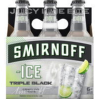 Smirnoff Malt Beverage, Triple Black - 6 Each 