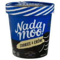 Nada Moo! Frozen Dessert, Cookies & Creme - 1 Pint