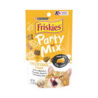 Purina Friskies, Party Mix, Cheezy Craze Crunch - 2.1 Ounce 