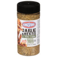 Kingsford All-Purpose Seasoning, Garlic & Herbs, Rustic Tuscan Style - 5.5 Ounce 