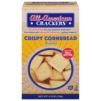 All-American Crackers Crackers, Crispy Cornbread, All-American