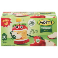 Mott's Applesauce, Apple, Family Size - 20 Each 