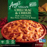 Amy's Chili Mac & Cheeze, Vegan - 9 Ounce 