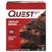 Quest Protein Bar, Chocolate Brownie Flavor - 4 Each 