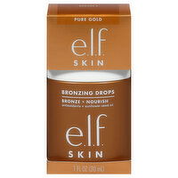 e.l.f. Bronzing Drops, Pure Gold - 1 Fluid Ounce