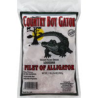 Country Boy Gator Filet of Alligator - 16 Ounce 