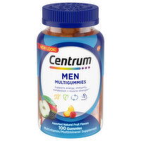 Centrum Multivitamin/Multimineral Supplement, Men, Gummies, Assorted Natural Fruit Flavors