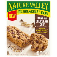 Nature Valley Soft Baked Banana Chocolate Chip Breakfast Bars - 5 Each