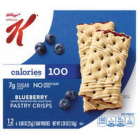 Kellogg's Pastry Crisps, Blueberry - 6 Each 