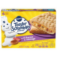 Pillsbury Toaster Pastries, Pork Shoulder Bacon & Sausage - 4 Each 