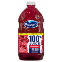 Ocean Spray 100% Juice, Cranberry - 64 Fluid ounce 