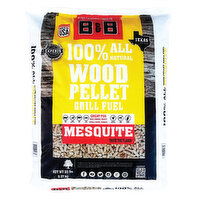 B&B Mesquite Wood Pellets - 20 Pound 