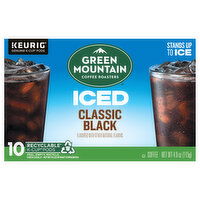 Green Mountain Coffee Roasters Coffee, Classic Black, Iced, K-Cup Pods