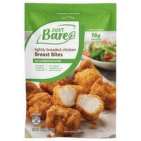 Just Bare Breast Bites, Lightly Breaded, Chicken - 24 Ounce 