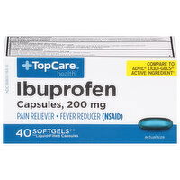 TopCare Ibuprofen, 200 mg, Softgels - 40 Each 